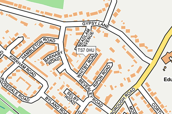 TS7 0HU map - OS OpenMap – Local (Ordnance Survey)