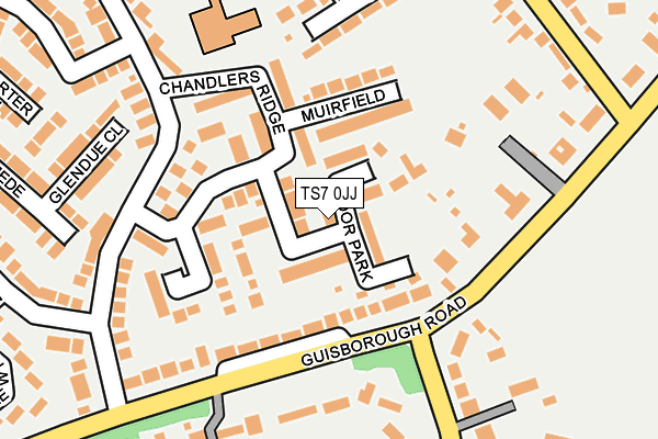 TS7 0JJ map - OS OpenMap – Local (Ordnance Survey)