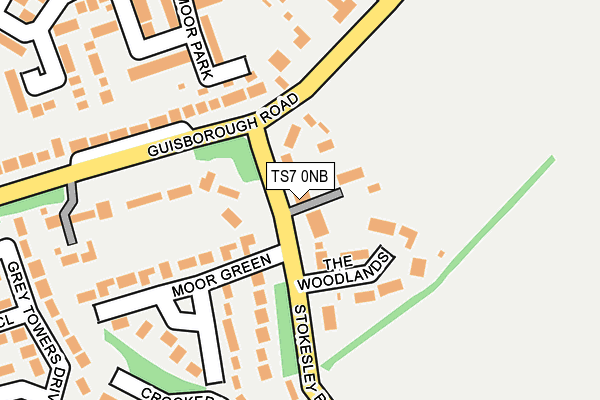 TS7 0NB map - OS OpenMap – Local (Ordnance Survey)