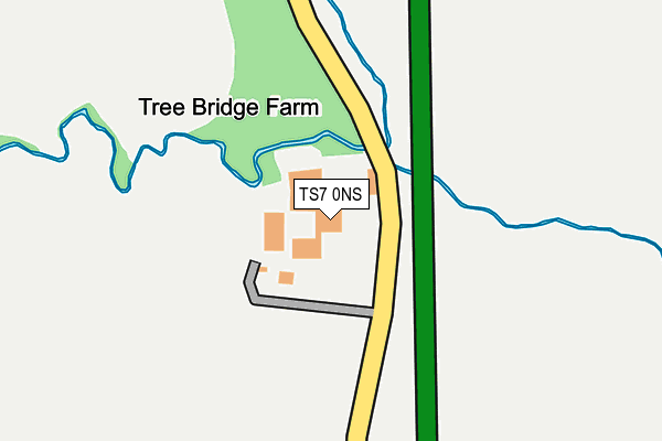 TS7 0NS map - OS OpenMap – Local (Ordnance Survey)