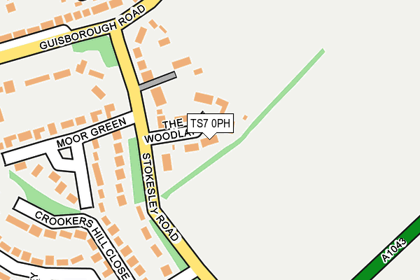 TS7 0PH map - OS OpenMap – Local (Ordnance Survey)