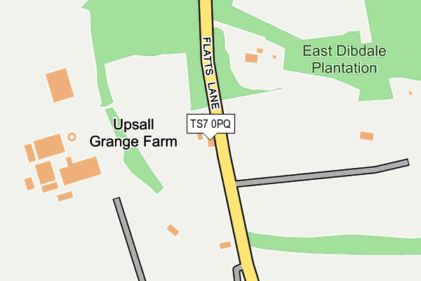 TS7 0PQ map - OS OpenMap – Local (Ordnance Survey)