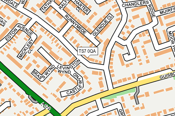 TS7 0QA map - OS OpenMap – Local (Ordnance Survey)