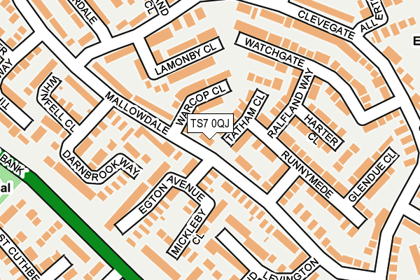 TS7 0QJ map - OS OpenMap – Local (Ordnance Survey)