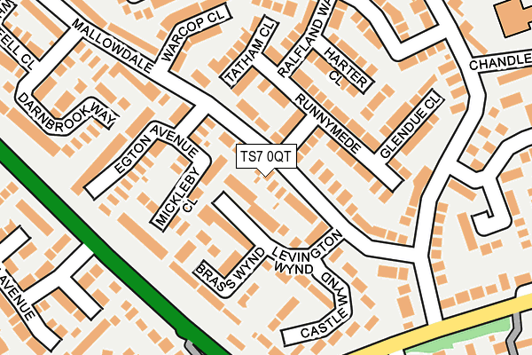 TS7 0QT map - OS OpenMap – Local (Ordnance Survey)