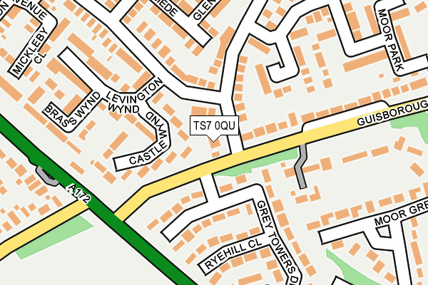 TS7 0QU map - OS OpenMap – Local (Ordnance Survey)