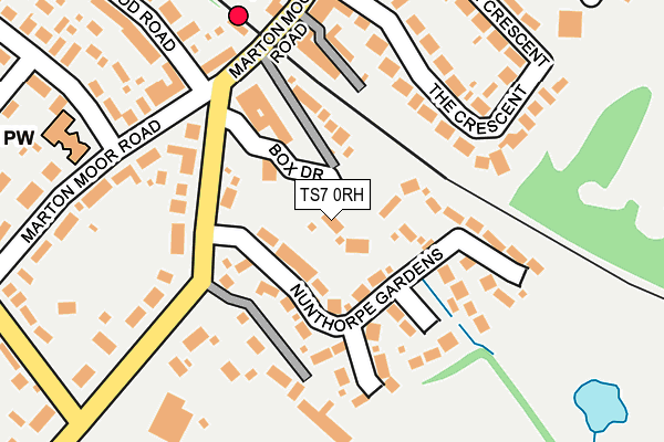 TS7 0RH map - OS OpenMap – Local (Ordnance Survey)