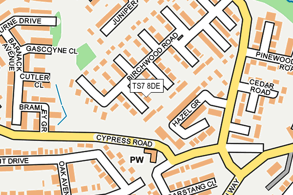 Map of GIBB&LAGAN DEVELOPMENTS LIMITED at local scale