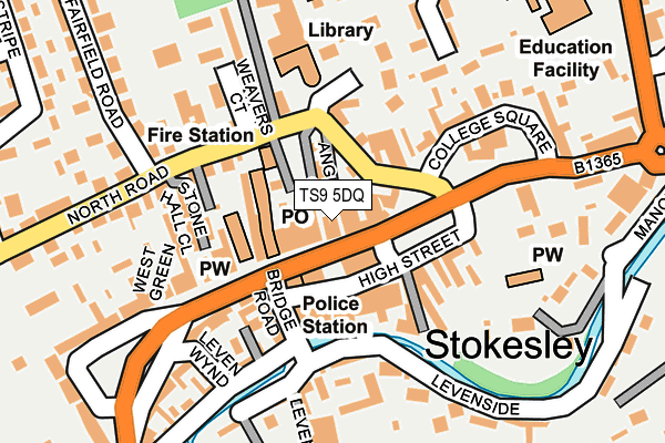 Map of CARPET CRAFTS OF STOKESLEY LTD at local scale