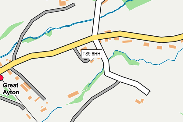 TS9 6HH map - OS OpenMap – Local (Ordnance Survey)