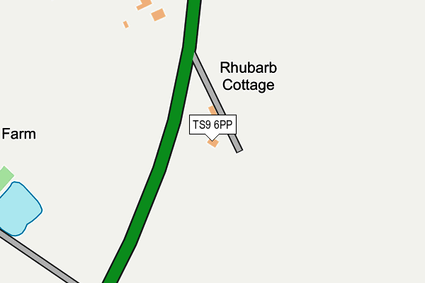 TS9 6PP map - OS OpenMap – Local (Ordnance Survey)