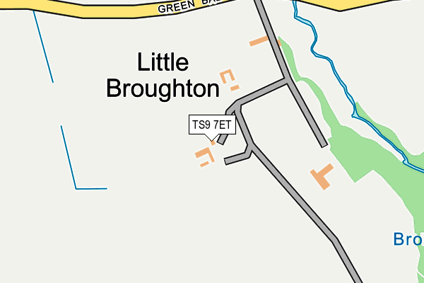 TS9 7ET map - OS OpenMap – Local (Ordnance Survey)