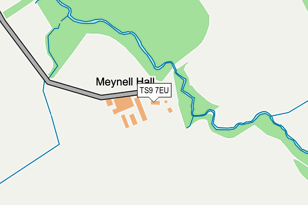 TS9 7EU map - OS OpenMap – Local (Ordnance Survey)