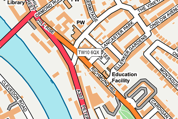 Map of PRDC MANAGEMENT LIMITED at local scale