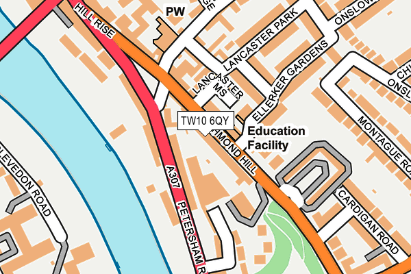 Map of RIVER COURT RICHMOND MANAGEMENT COMPANY LIMITED at local scale