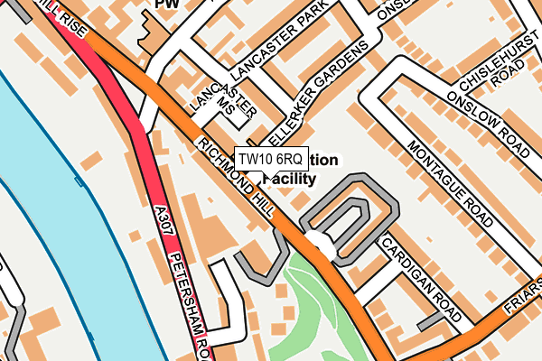 TW10 6RQ map - OS OpenMap – Local (Ordnance Survey)