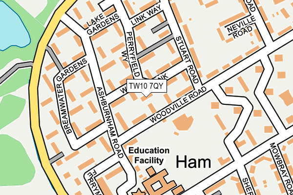 Map of HOLLINS PLANNING LTD at local scale