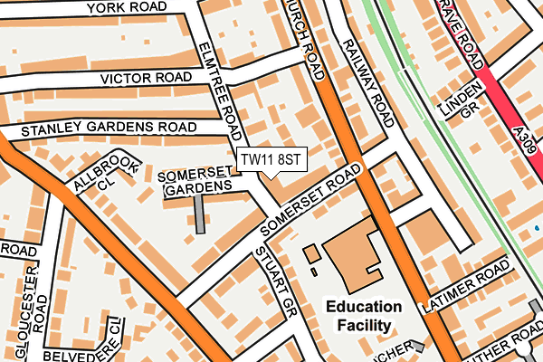 Map of WELBECK MANSIONS (HAMMERSMITH) LIMITED at local scale