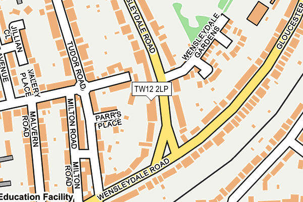 TW12 2LP map - OS OpenMap – Local (Ordnance Survey)
