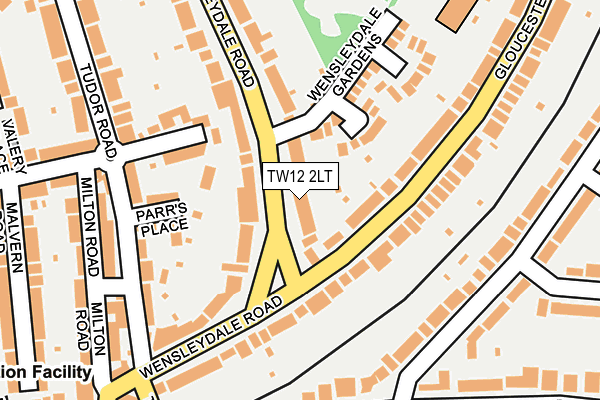 TW12 2LT map - OS OpenMap – Local (Ordnance Survey)