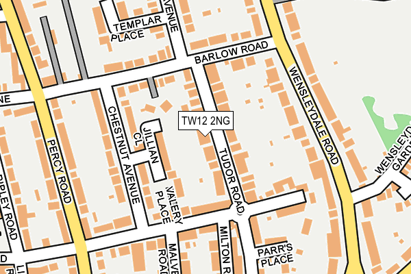 TW12 2NG map - OS OpenMap – Local (Ordnance Survey)