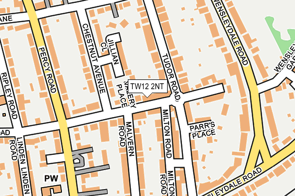 TW12 2NT map - OS OpenMap – Local (Ordnance Survey)