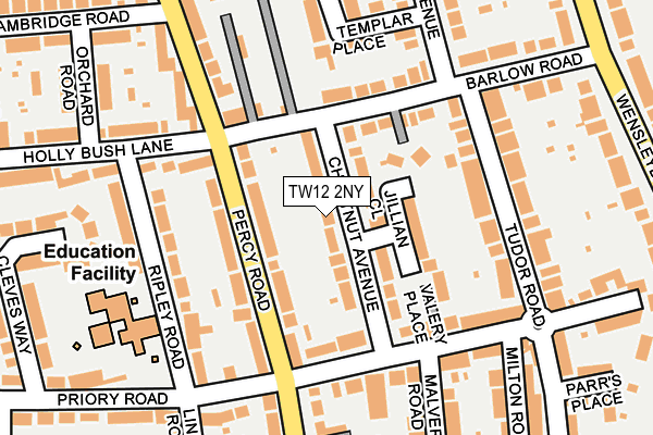 TW12 2NY map - OS OpenMap – Local (Ordnance Survey)