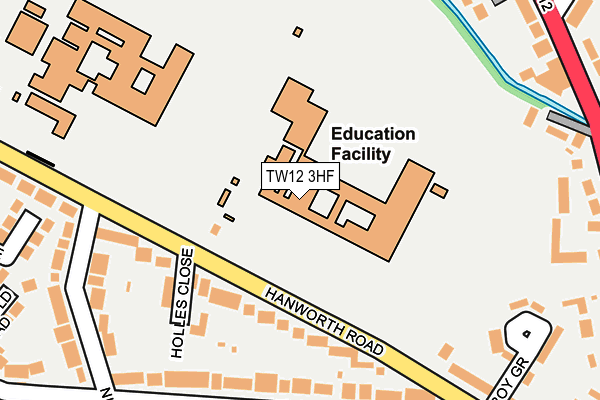 TW12 3HF map - OS OpenMap – Local (Ordnance Survey)