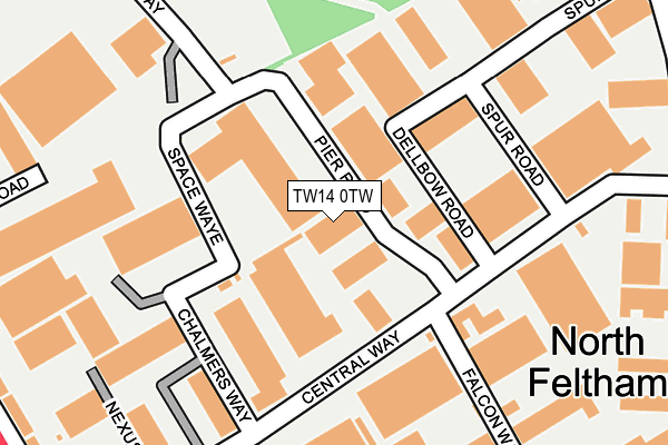 Map of HARLINGTON HIGH STREET LIMITED at local scale