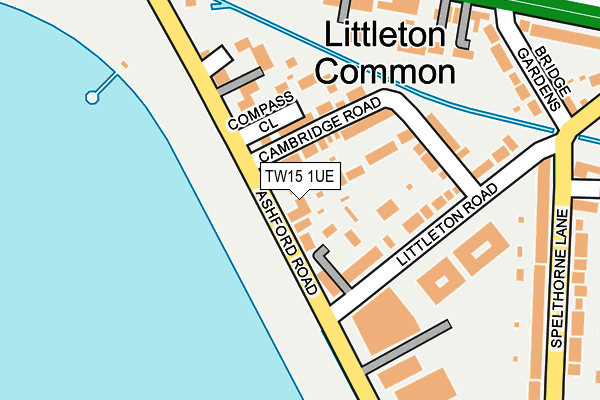 Map of BELL CORNER LIMITED at local scale