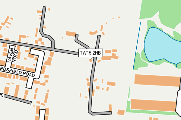 TW15 2HB map - OS OpenMap – Local (Ordnance Survey)