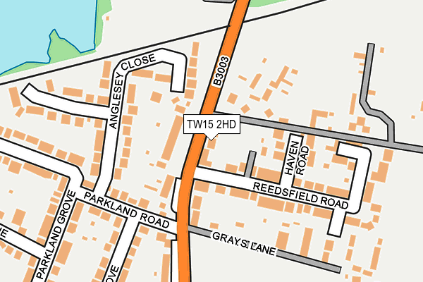 TW15 2HD map - OS OpenMap – Local (Ordnance Survey)