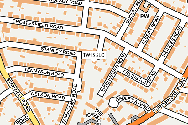 TW15 2LQ map - OS OpenMap – Local (Ordnance Survey)