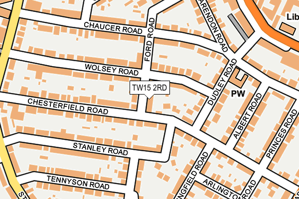 TW15 2RD map - OS OpenMap – Local (Ordnance Survey)