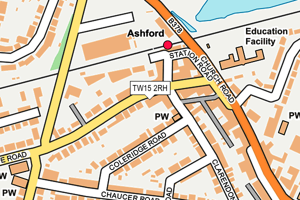 TW15 2RH map - OS OpenMap – Local (Ordnance Survey)