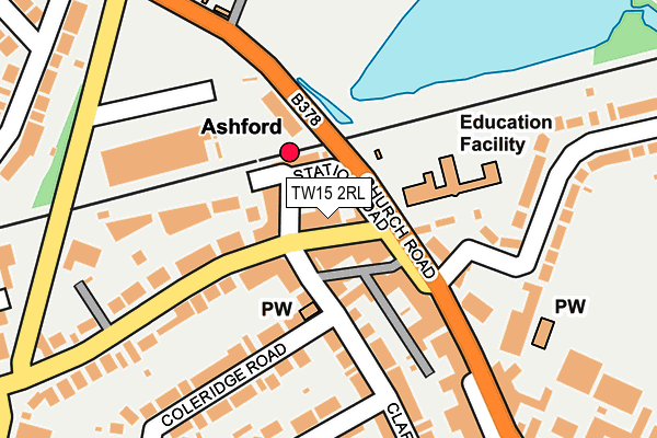 TW15 2RL map - OS OpenMap – Local (Ordnance Survey)