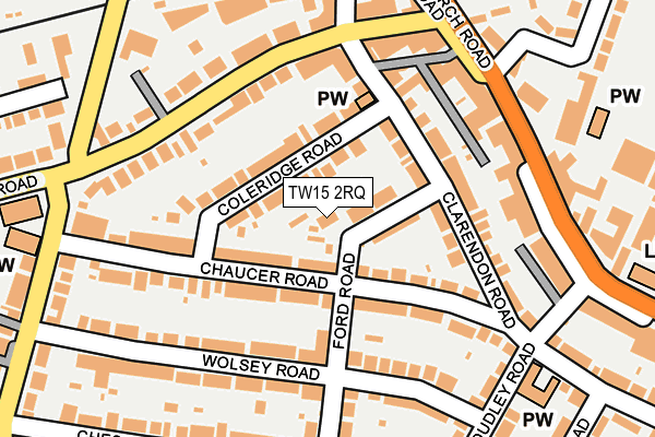 TW15 2RQ map - OS OpenMap – Local (Ordnance Survey)