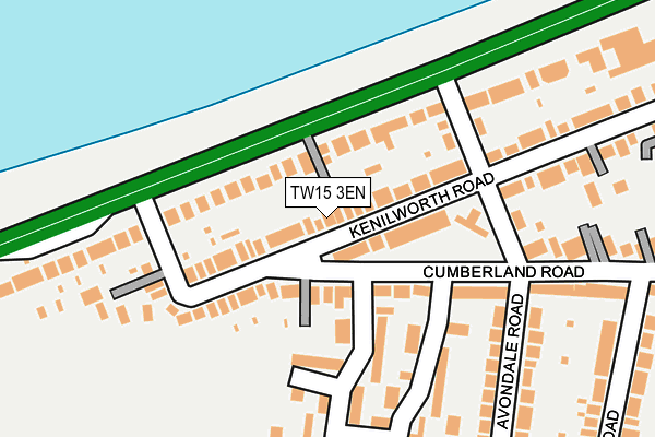 TW15 3EN map - OS OpenMap – Local (Ordnance Survey)