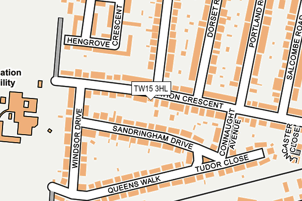 TW15 3HL map - OS OpenMap – Local (Ordnance Survey)