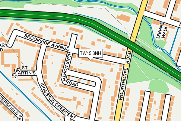 TW15 3NH map - OS OpenMap – Local (Ordnance Survey)