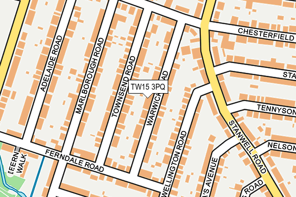 TW15 3PQ map - OS OpenMap – Local (Ordnance Survey)