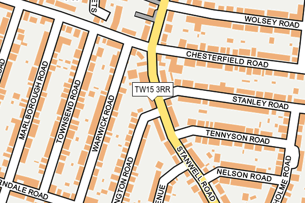 TW15 3RR map - OS OpenMap – Local (Ordnance Survey)