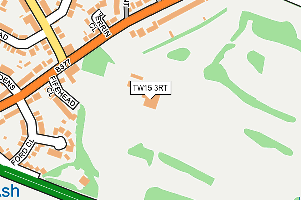 TW15 3RT map - OS OpenMap – Local (Ordnance Survey)