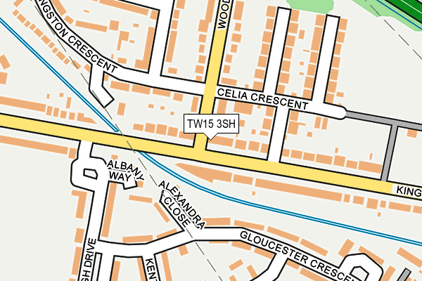 TW15 3SH map - OS OpenMap – Local (Ordnance Survey)