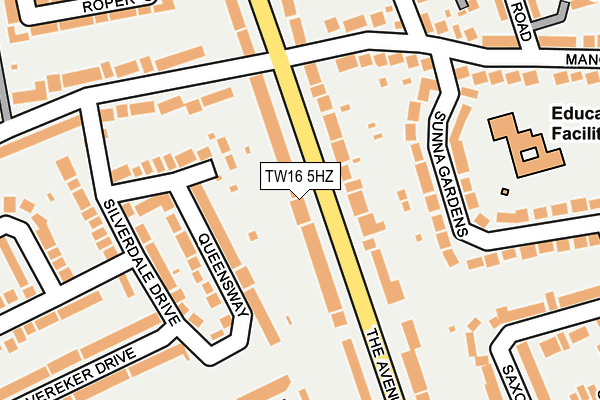 Map of RAYNOR HYGIENE LTD at local scale