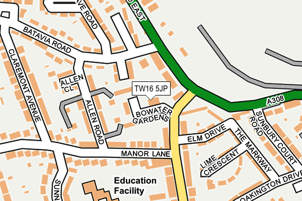 Map of PRECISE RESTORATION LTD at local scale