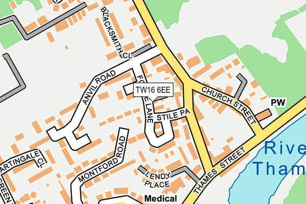 Map of MPCS CONSULTING LTD at local scale