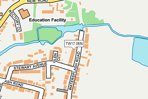 TW17 0EN map - OS OpenMap – Local (Ordnance Survey)