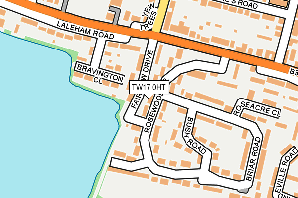 TW17 0HT map - OS OpenMap – Local (Ordnance Survey)