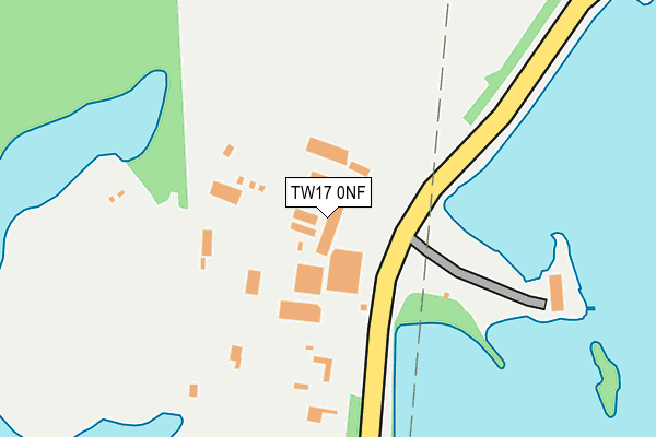 TW17 0NF map - OS OpenMap – Local (Ordnance Survey)